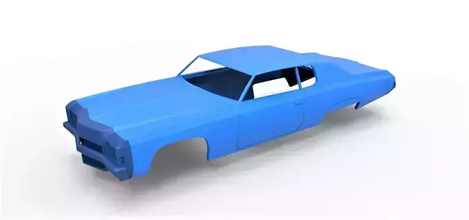 Shell Chevrolet Impala 1972 Scale 1 to 20