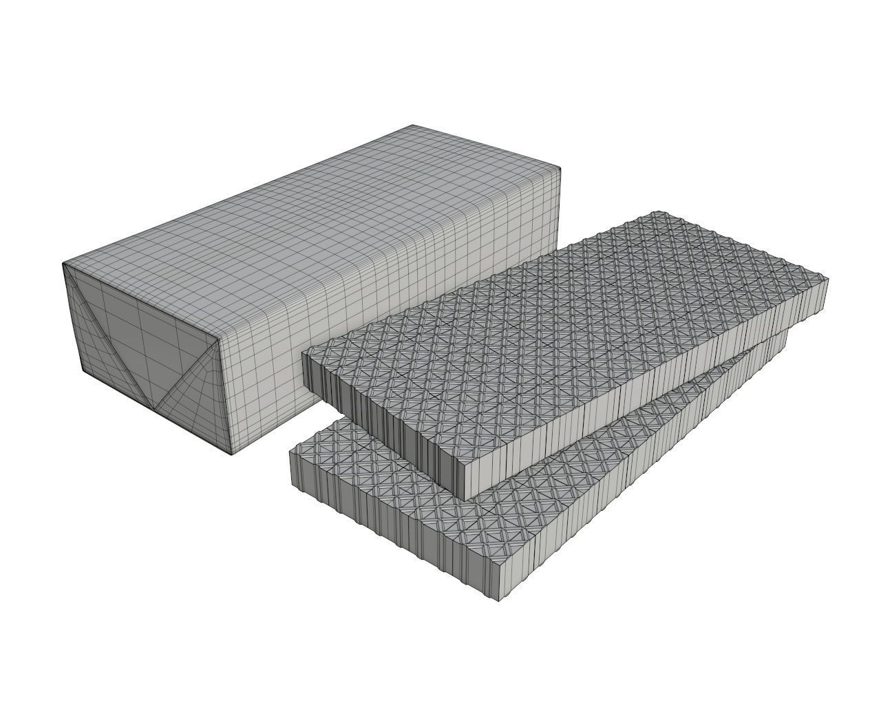 Waffle packaged 3D Model Collection_23