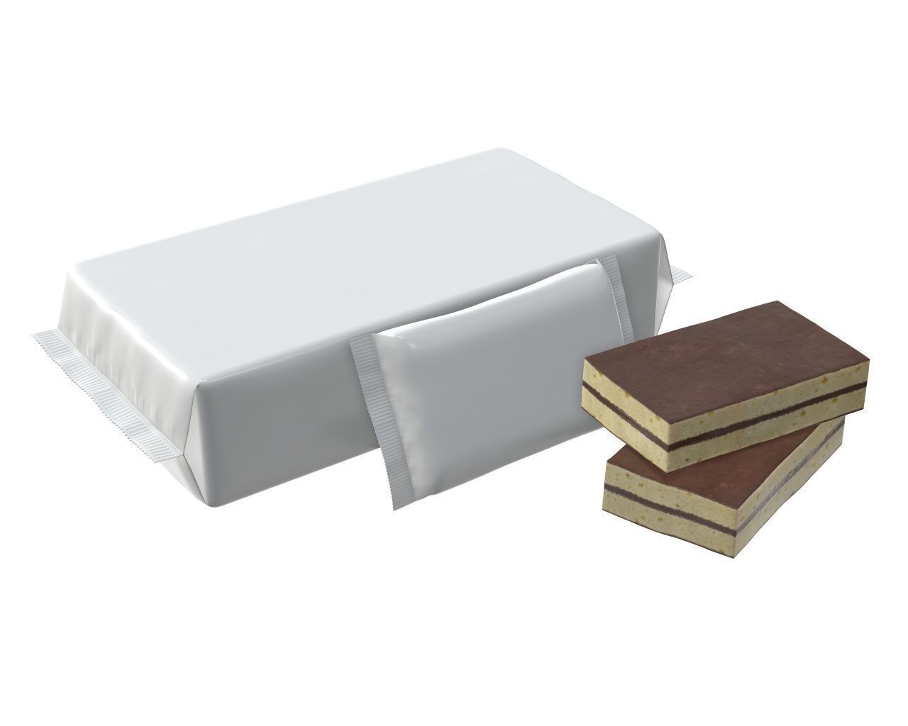 Waffle packaged 3D Model Collection_49