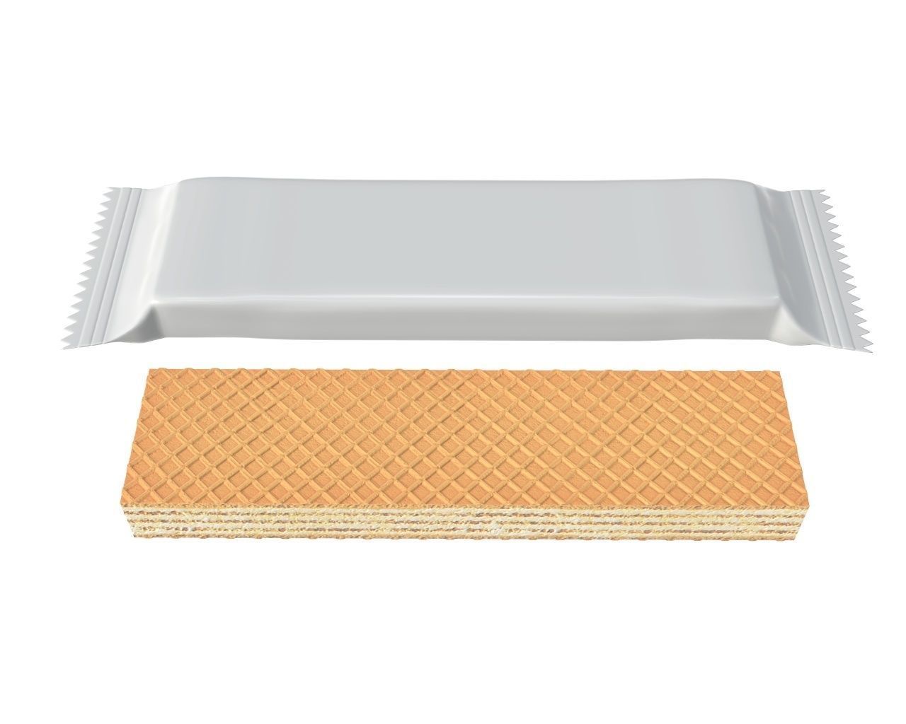Waffle packaged 3D Model Collection_2