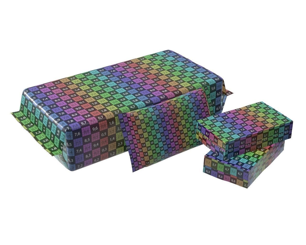 Waffle packaged 3D Model Collection_53