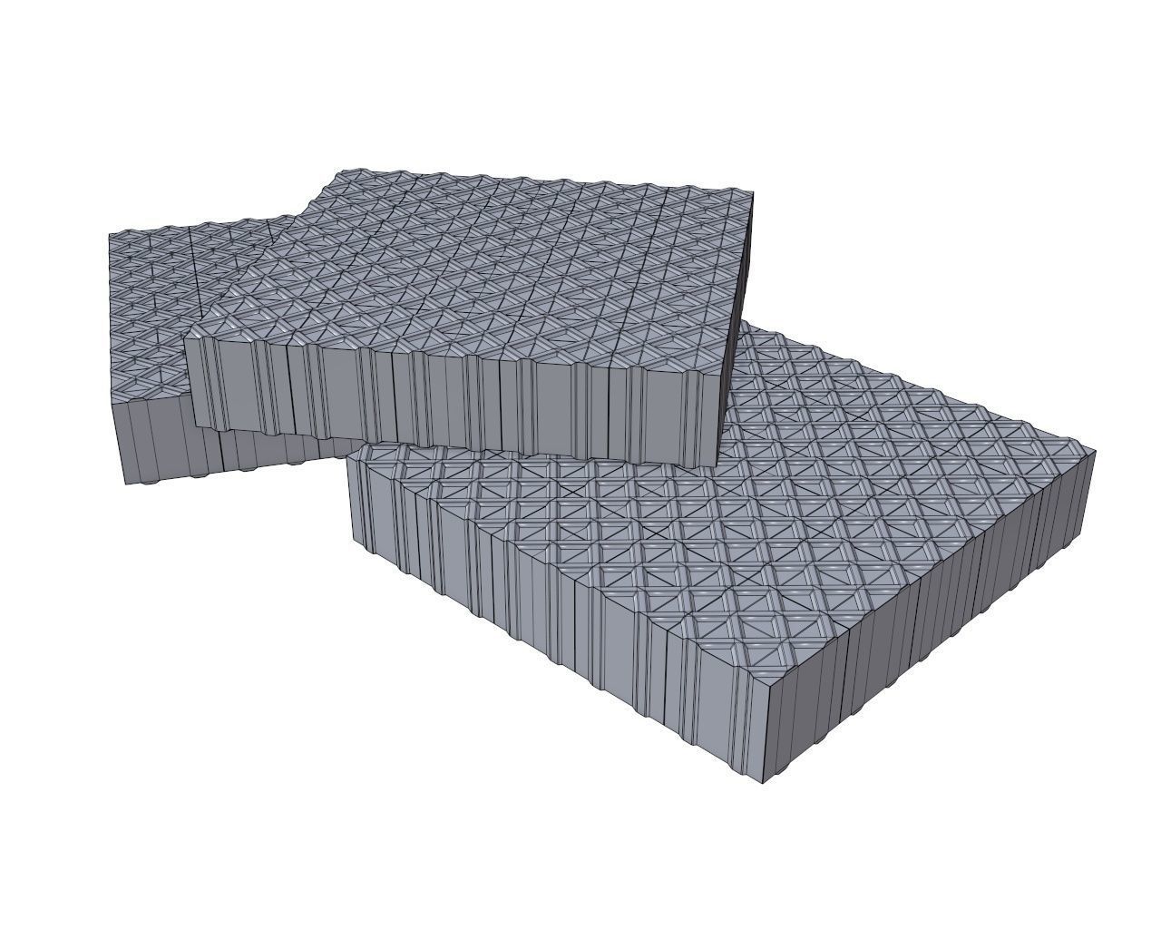 Waffle packaged 3D Model Collection_47