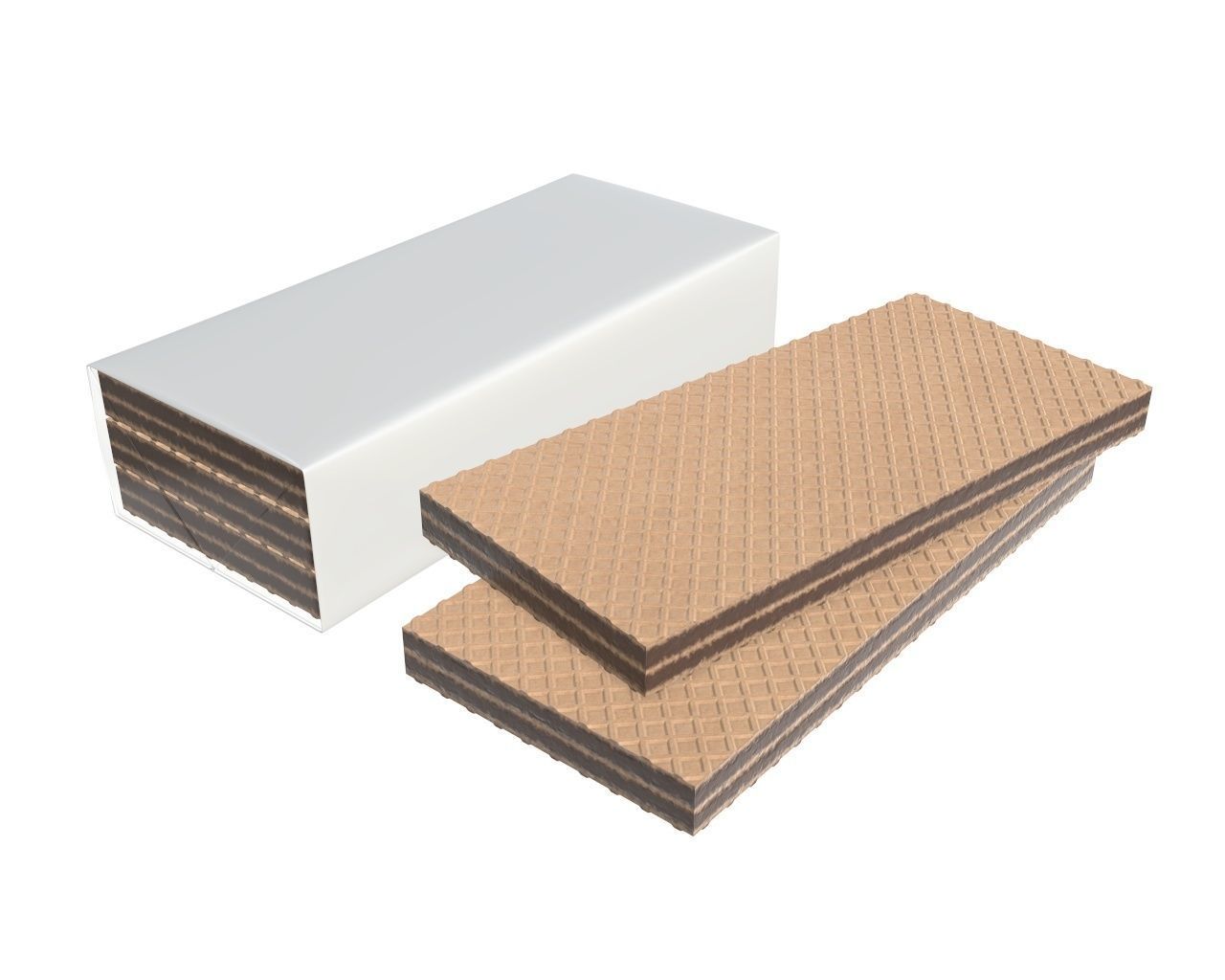 Waffle packaged 3D Model Collection_19