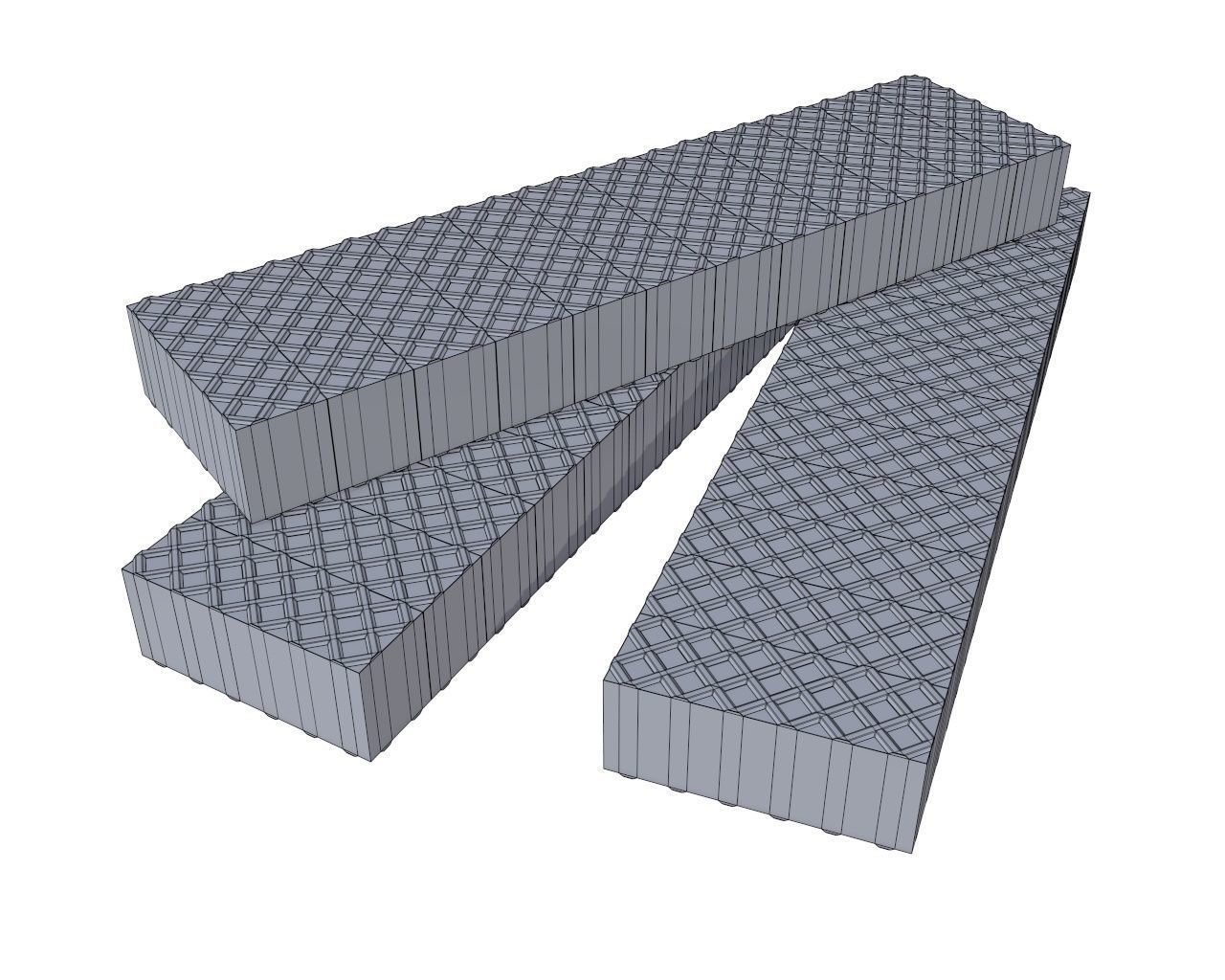 Waffle packaged 3D Model Collection_35