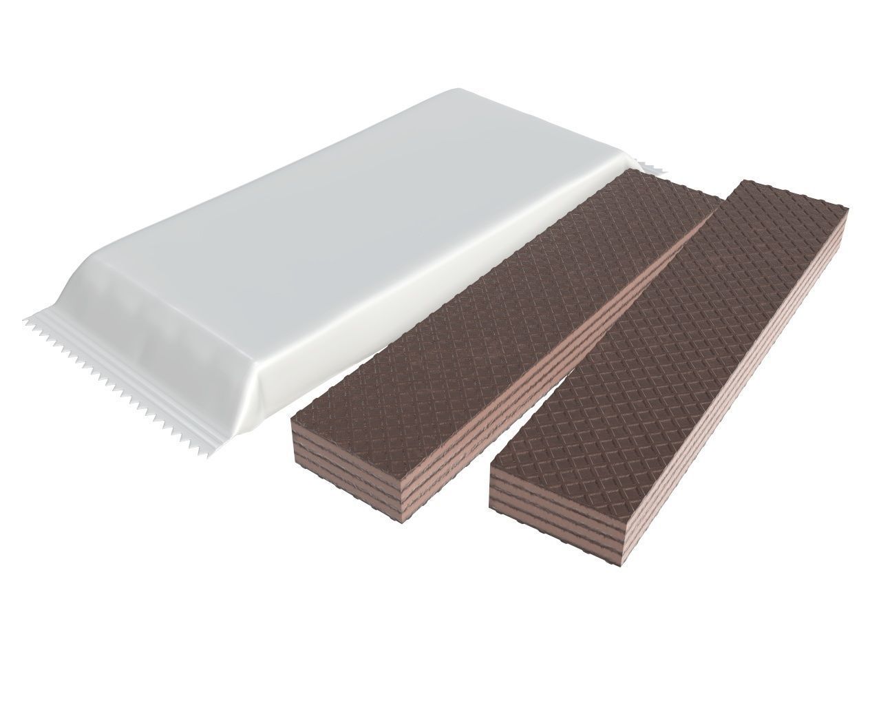 Waffle packaged 3D Model Collection_14