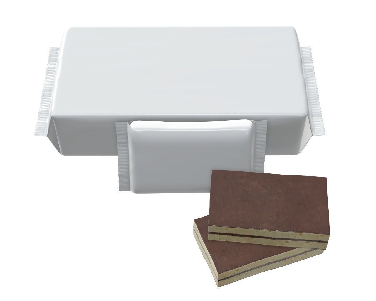 Waffle packaged 3D Model Collection_51