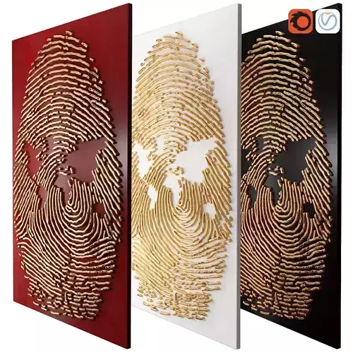  fingerprint mural 