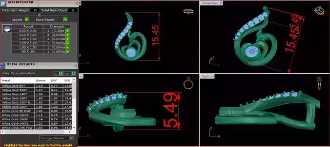 Pendant  Gold for Girl