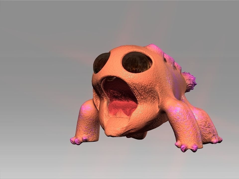 Lizard Fish 3D model_15