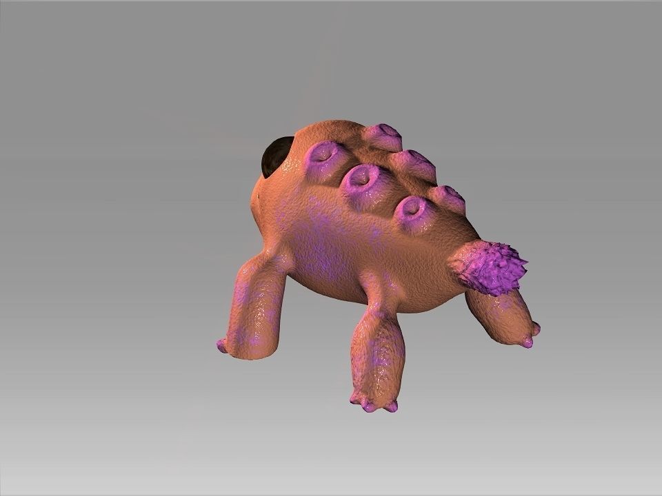 Lizard Fish 3D model_4