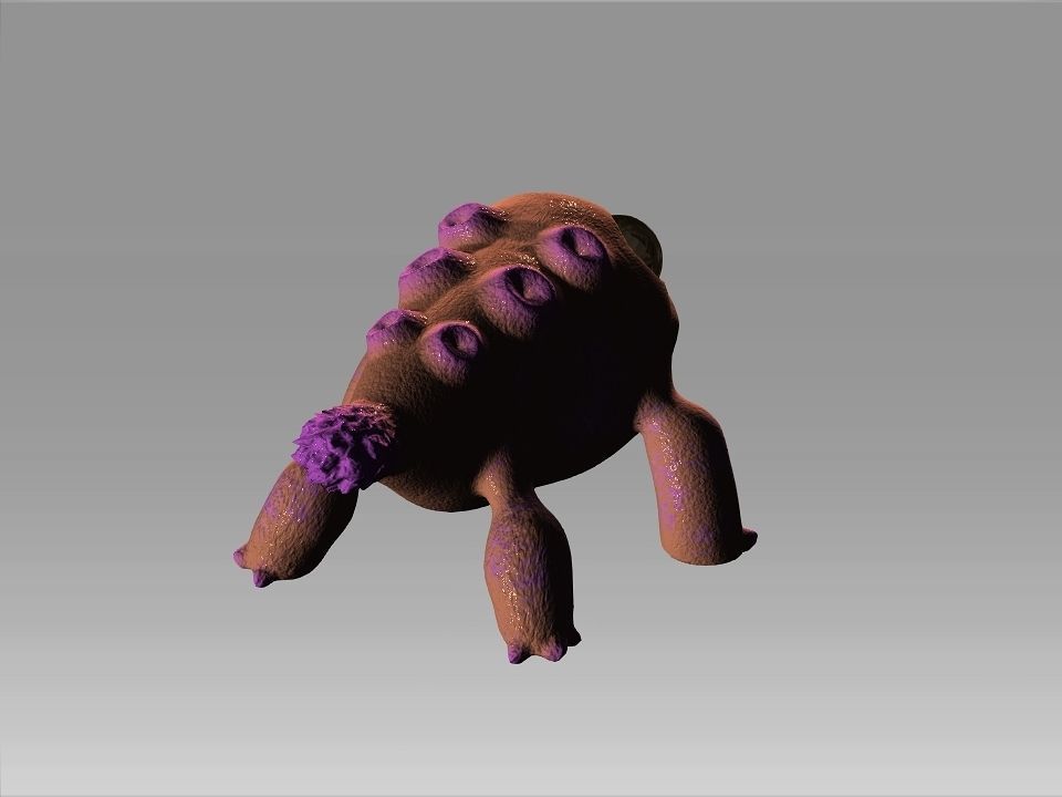 Lizard Fish 3D model_7