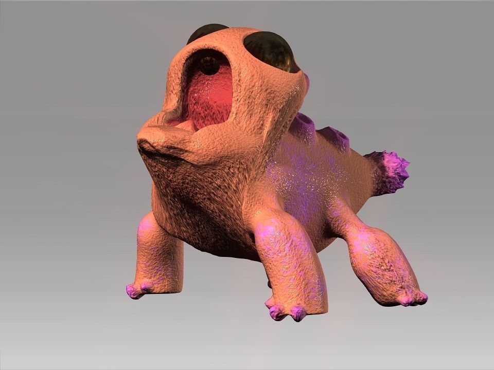 Lizard Fish 3D model_16