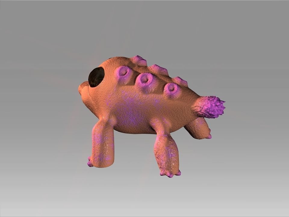 Lizard Fish 3D model_3