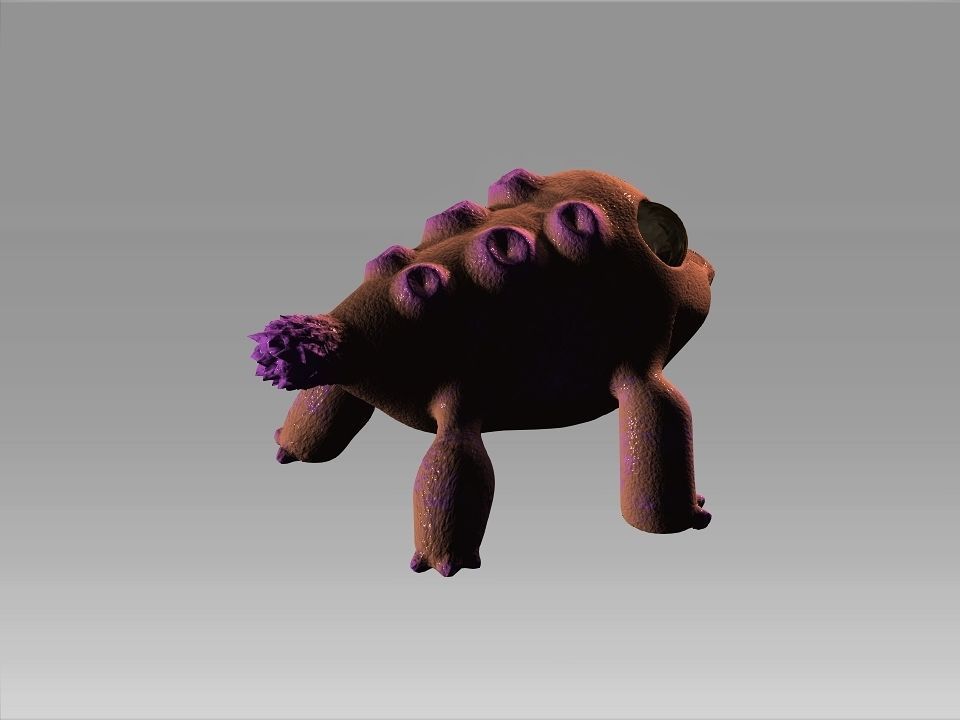 Lizard Fish 3D model_8