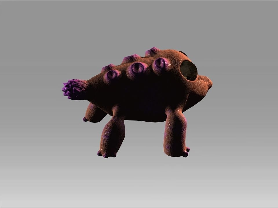 Lizard Fish 3D model_9