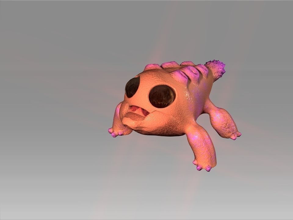 Lizard Fish 3D model_23