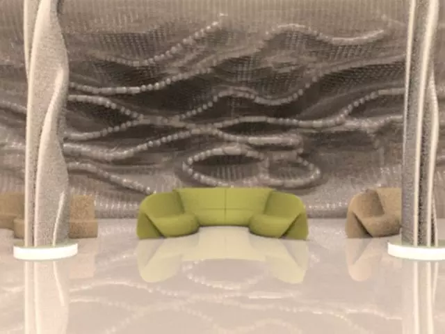 waiting zone lobby  3D model_0