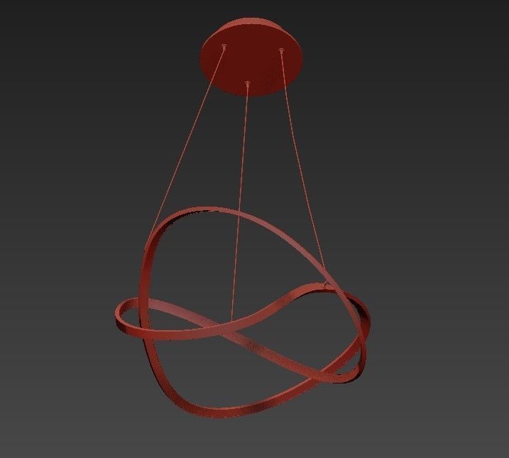 Draughn LED Novelty Chandelier 3D model_4