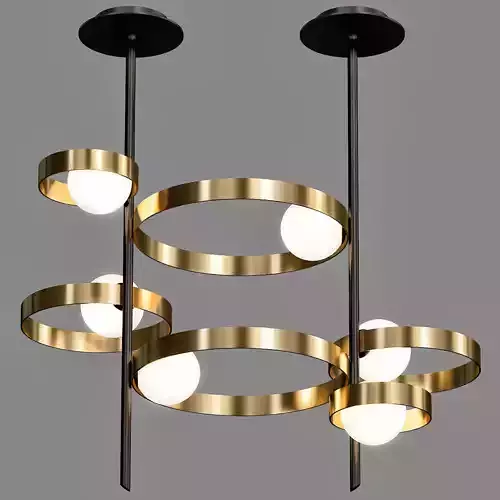 BUBBLE chandelier with balls