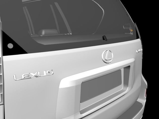 Lexus Gx-460 Low-poly 3D model_5