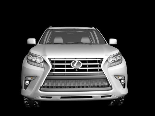 Lexus Gx-460 Low-poly 3D model_2
