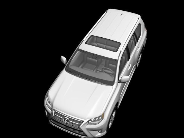 Lexus Gx-460 Low-poly 3D model_3