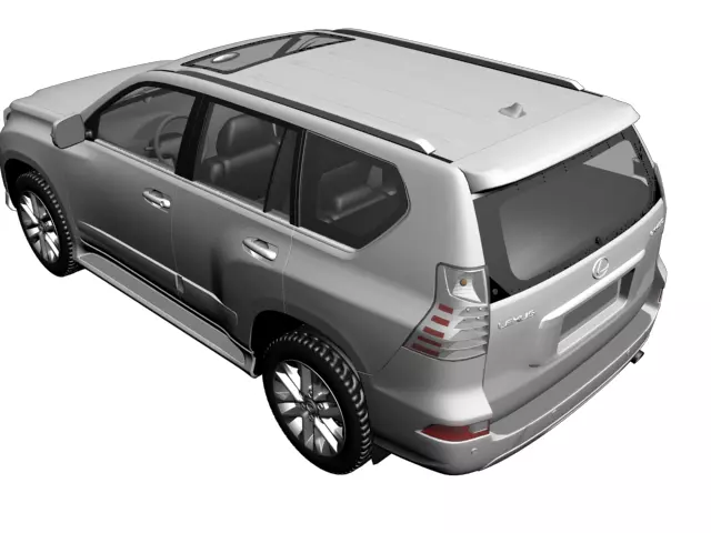 Lexus Gx-460 Low-poly 3D model_0