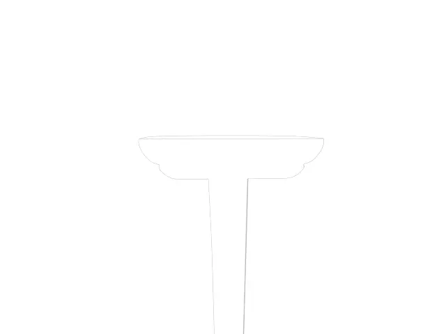 BATH BASIN Low-poly 3D model_0