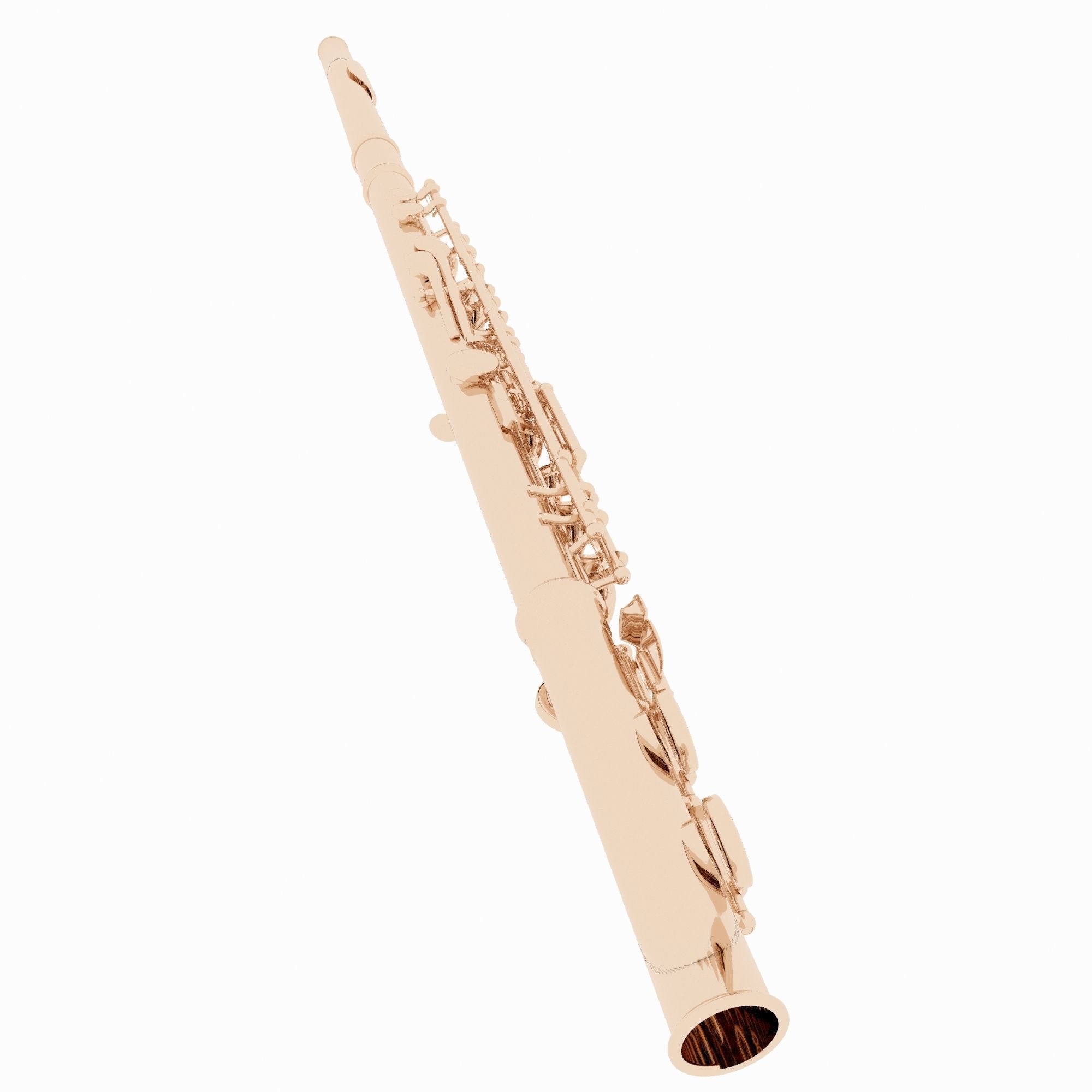 Flute 3D model_3