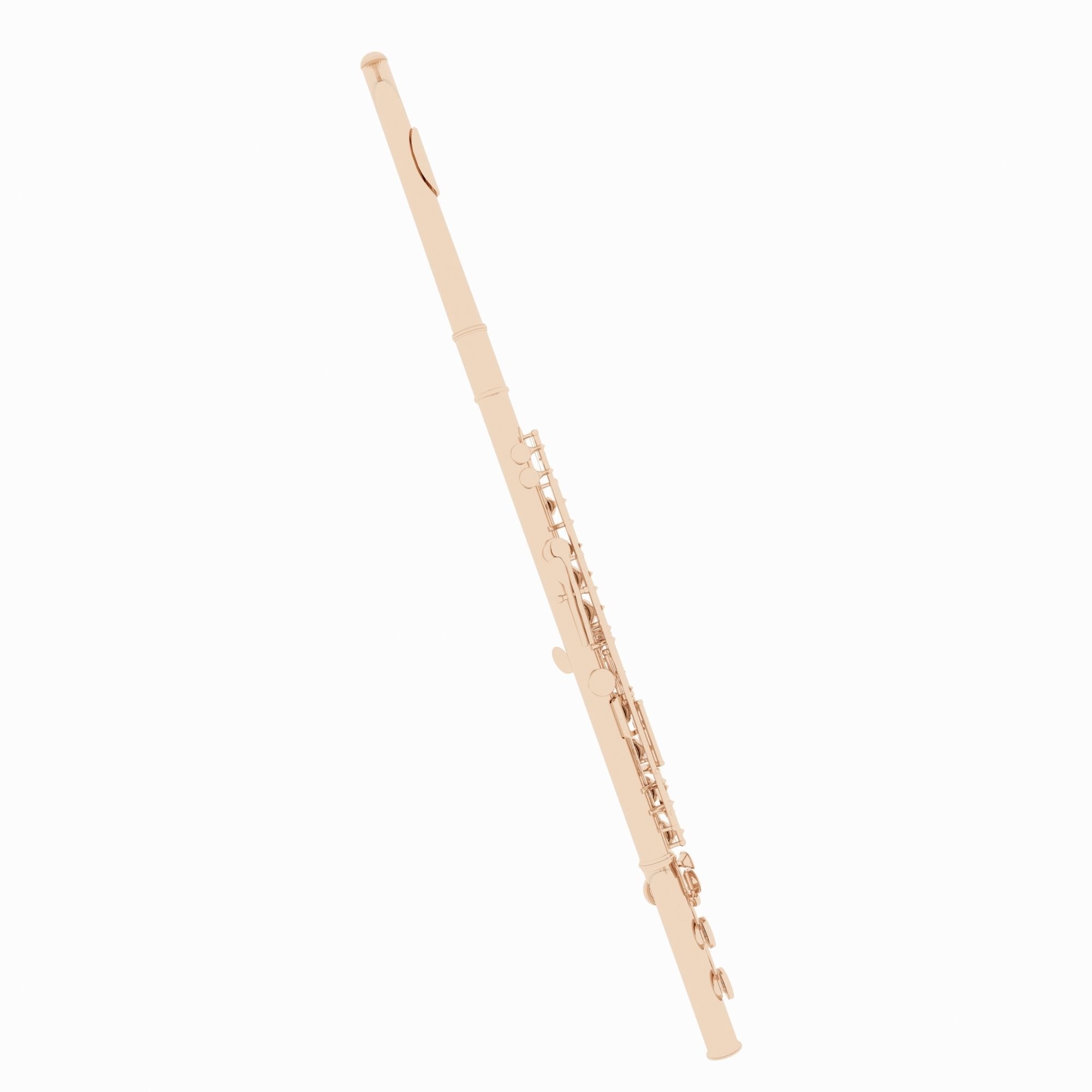 Flute 3D model_5