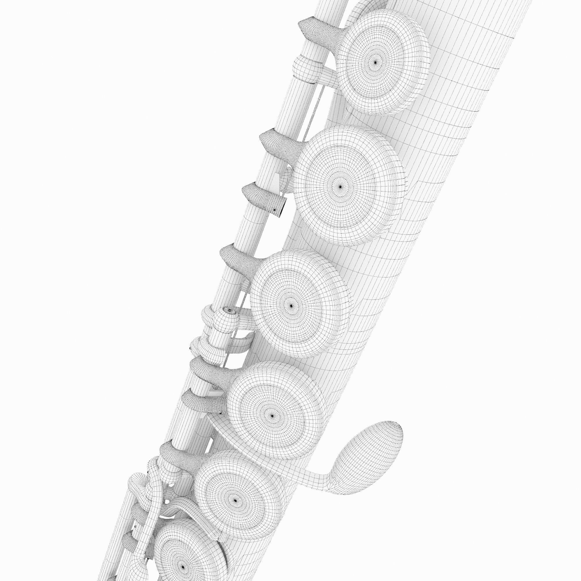 Flute 3D model_8