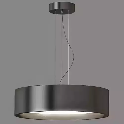 Wide LED Drum Chandelier