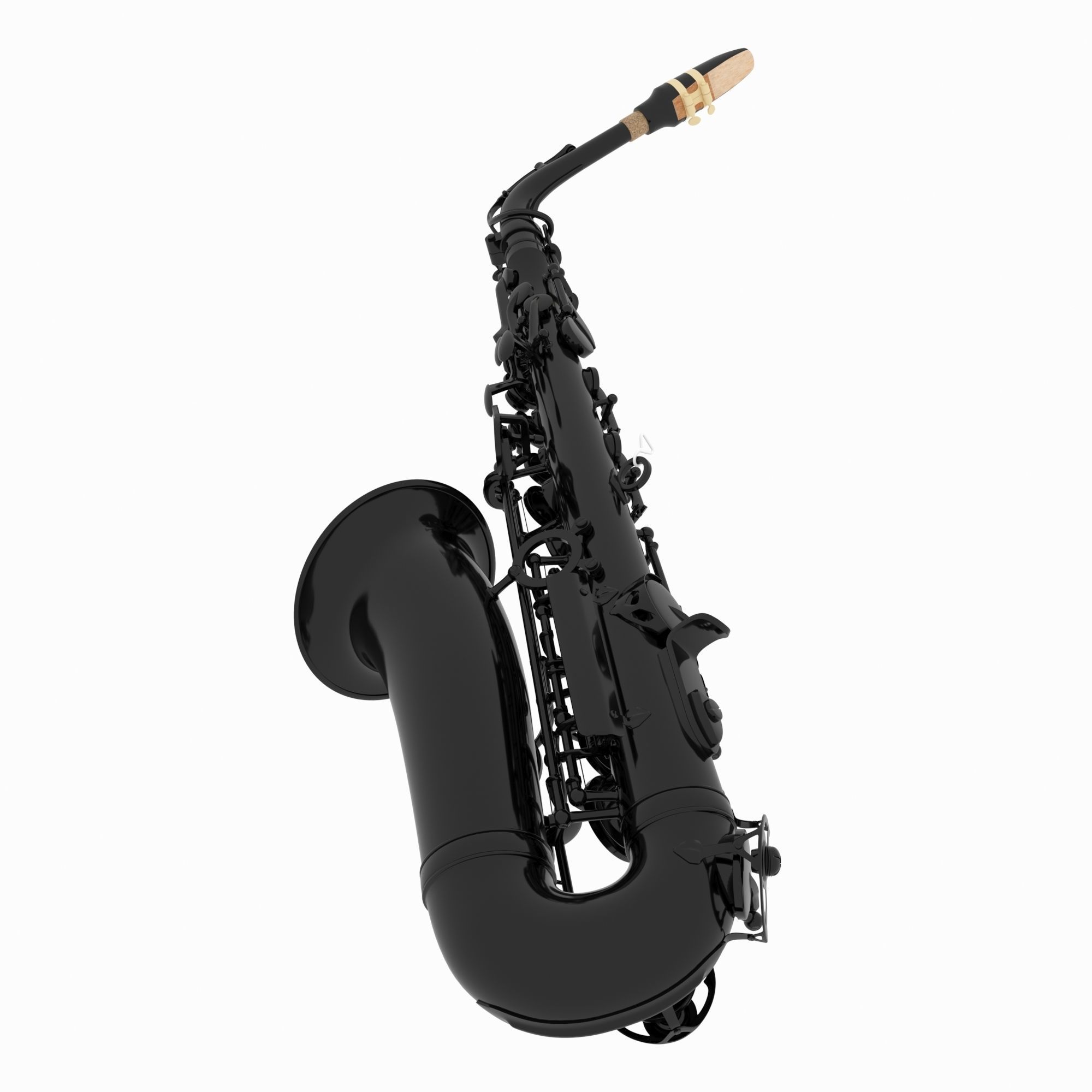 Saxophone 3D model_6