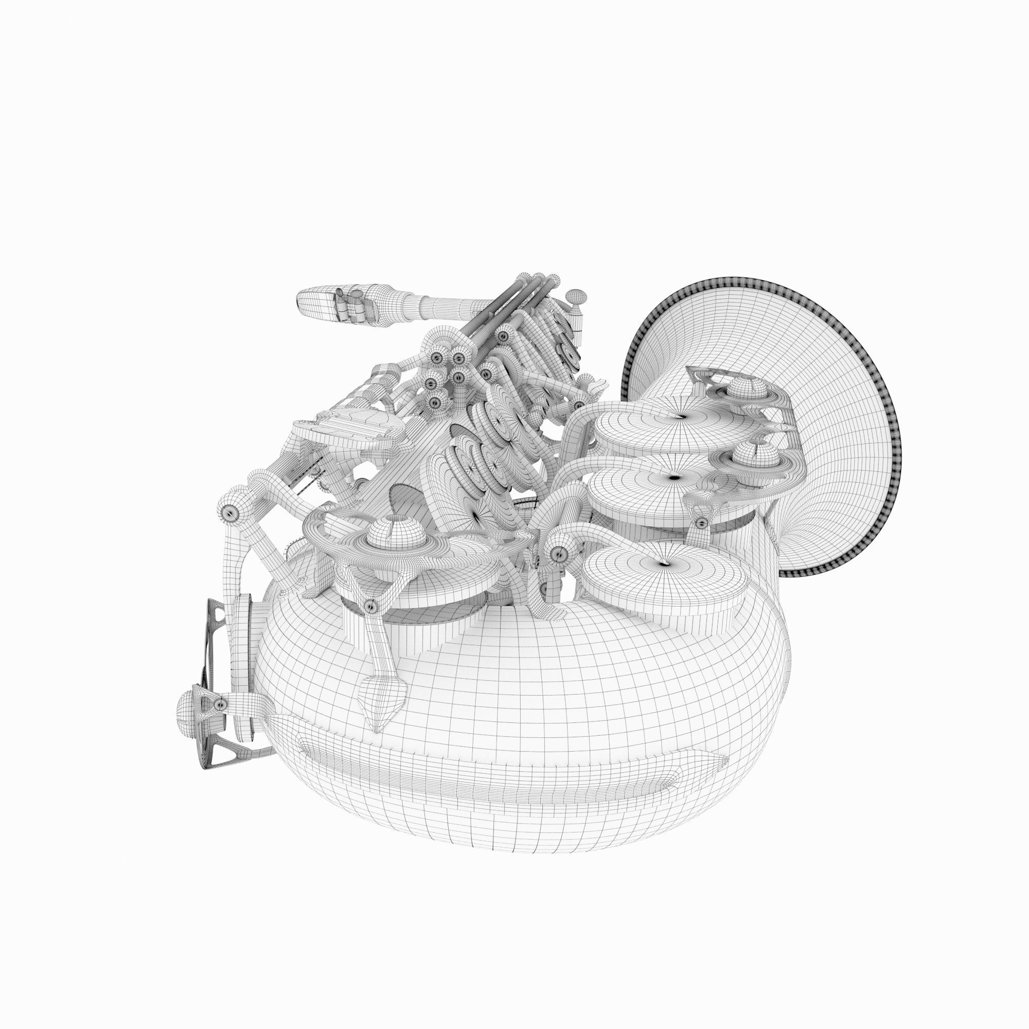 Saxophone 3D model_10