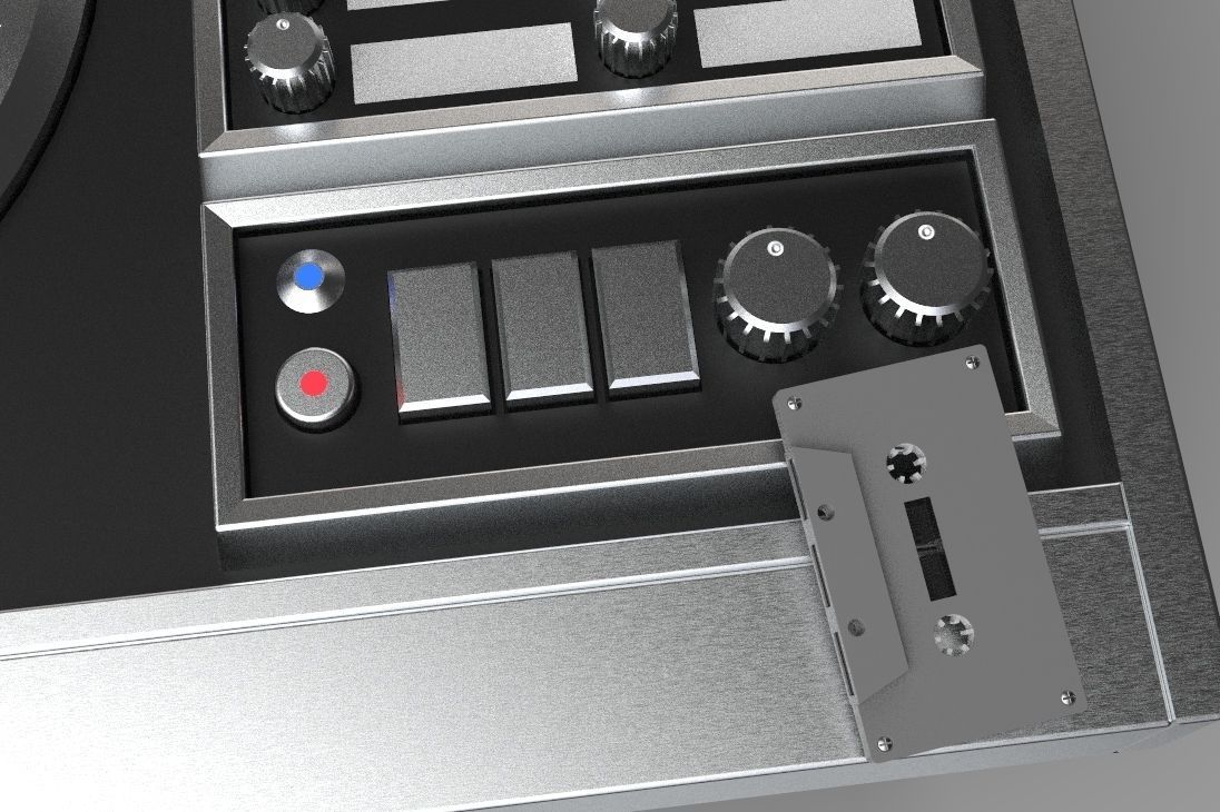  RS-296us cassette player 3D model_3