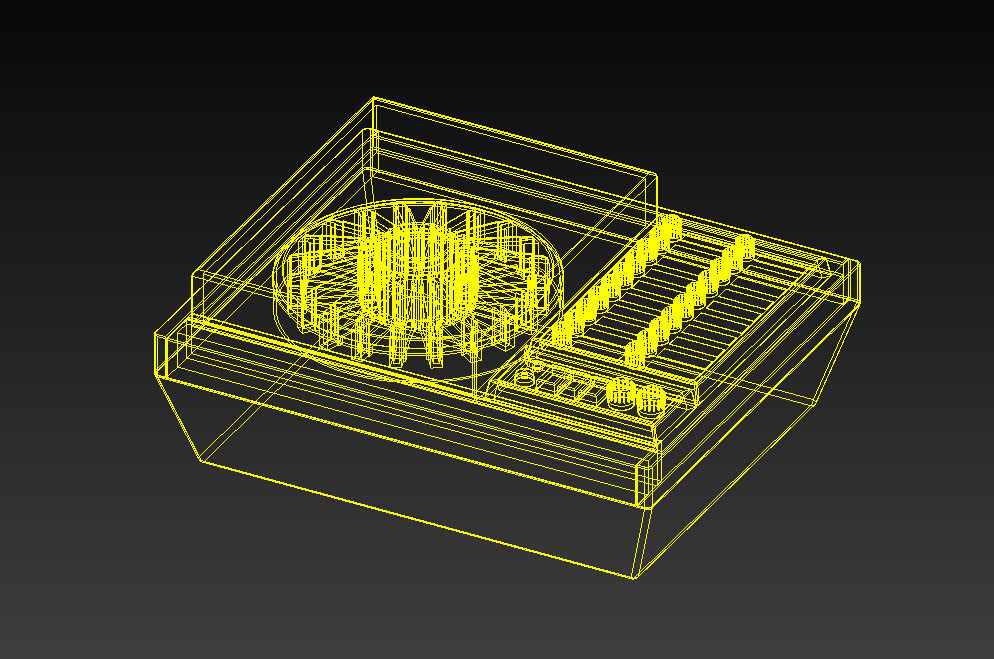  RS-296us cassette player 3D model_10