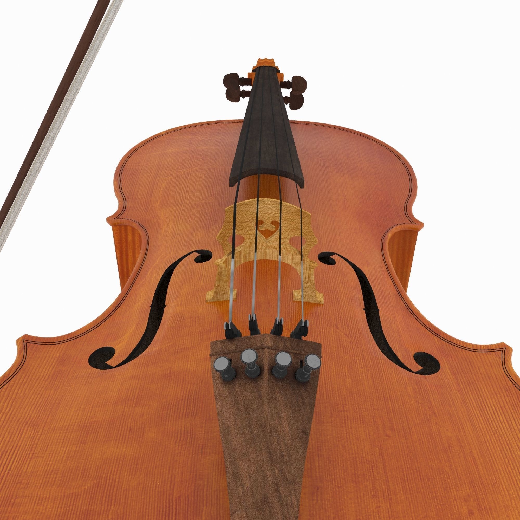 Cello stand 3D model_6