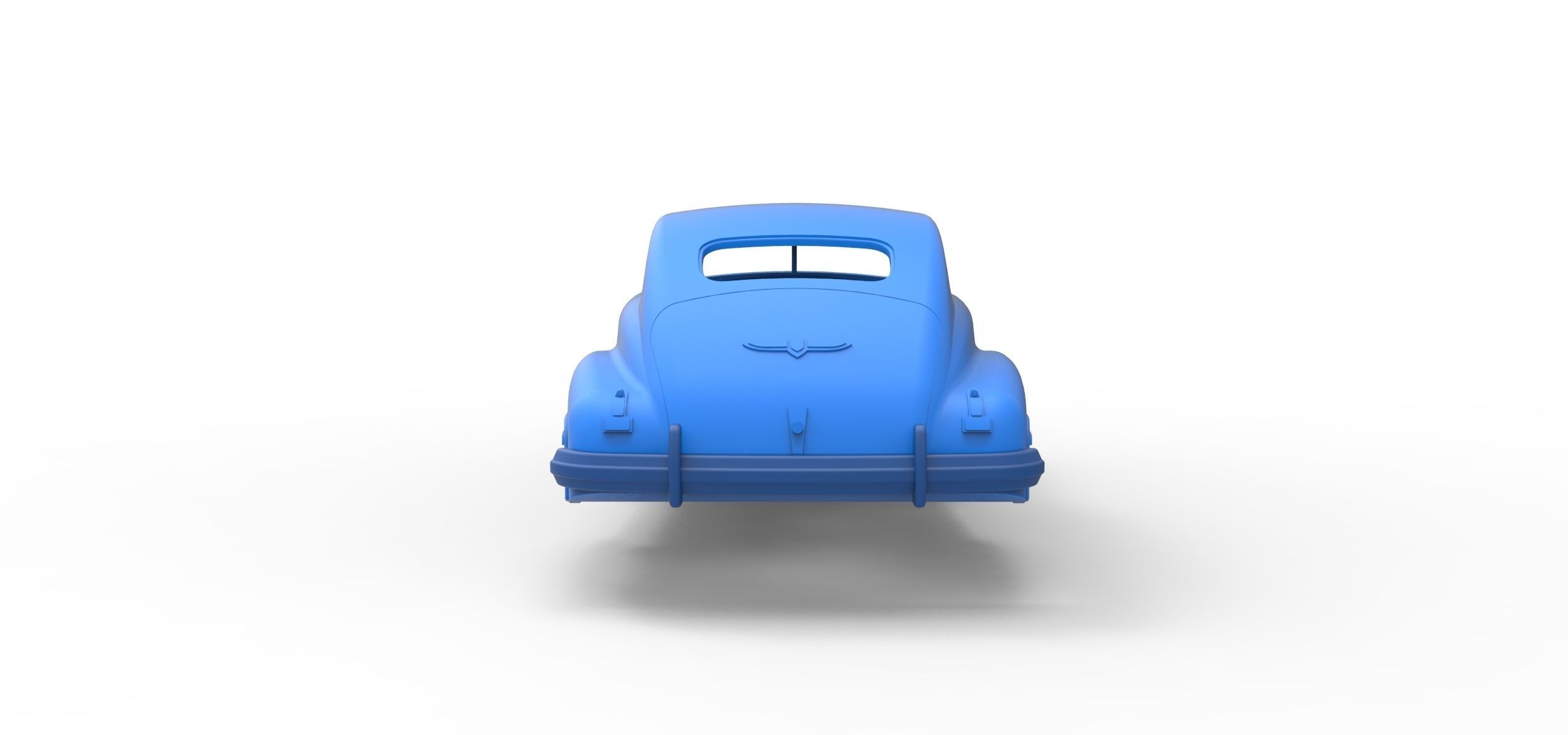 Shell Buick Special Sedan 1947 Scale 1 to 24 3D print model_14