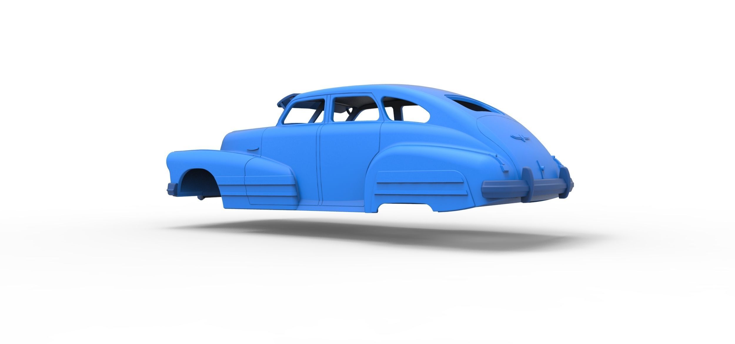 Shell Buick Special Sedan 1947 Scale 1 to 24 3D print model_10