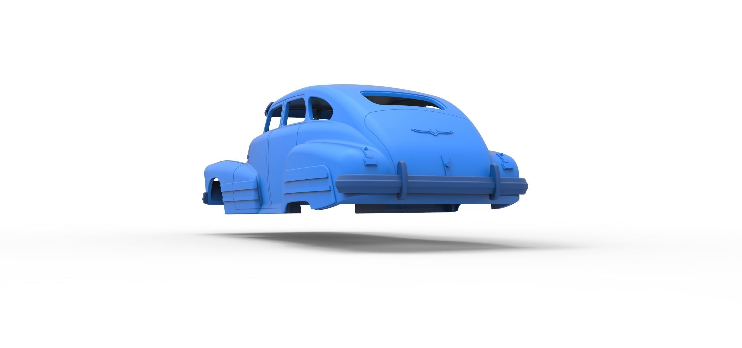 Shell Buick Special Sedan 1947 Scale 1 to 24 3D print model_12