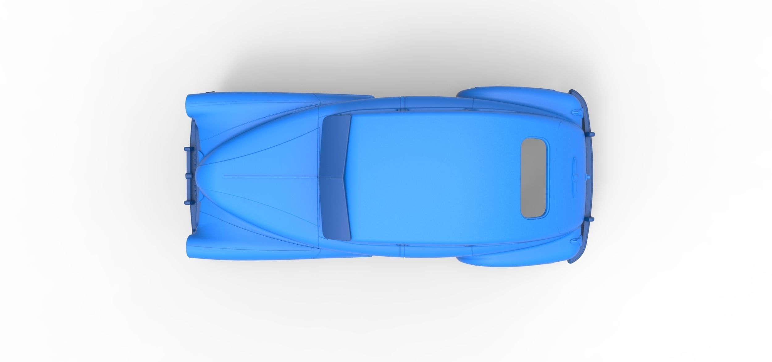 Shell Buick Special Sedan 1947 Scale 1 to 24 3D print model_8