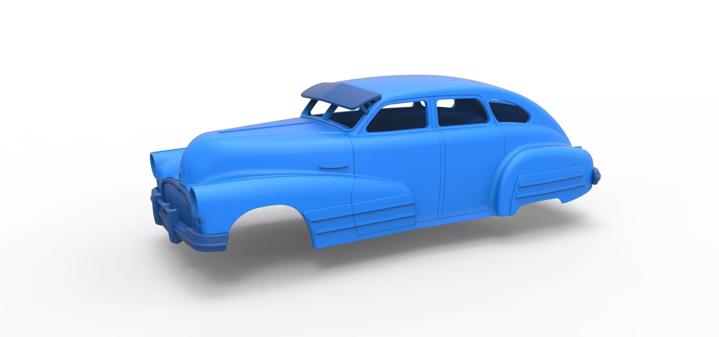 Shell Buick Special Sedan 1947 Scale 1 to 24 3D print model_0