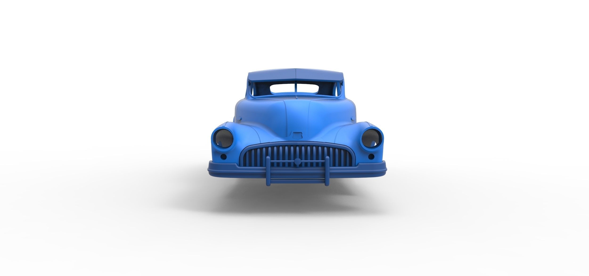 Shell Buick Special Sedan 1947 Scale 1 to 24 3D print model_5