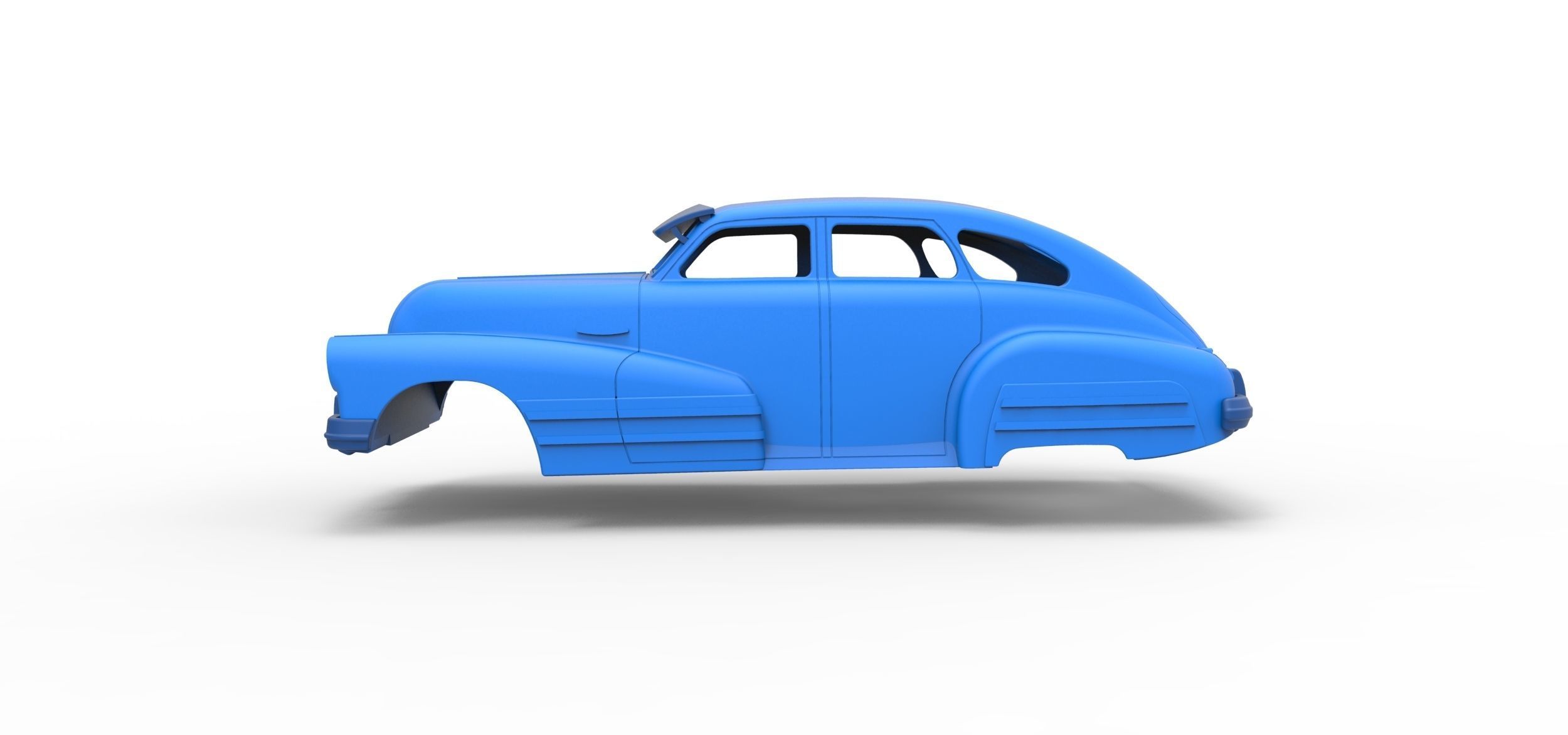 Shell Buick Special Sedan 1947 Scale 1 to 24 3D print model_6