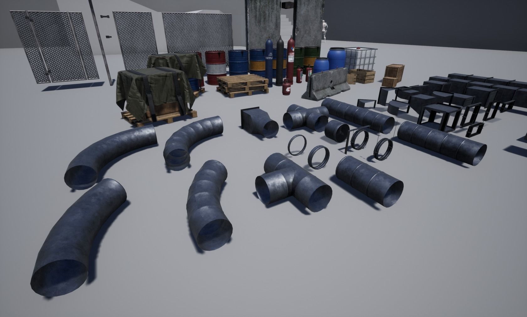 Props Pack 1 Low-poly 3D model_2