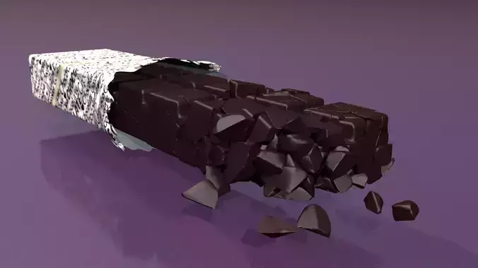 Eat that choco bar 3D model