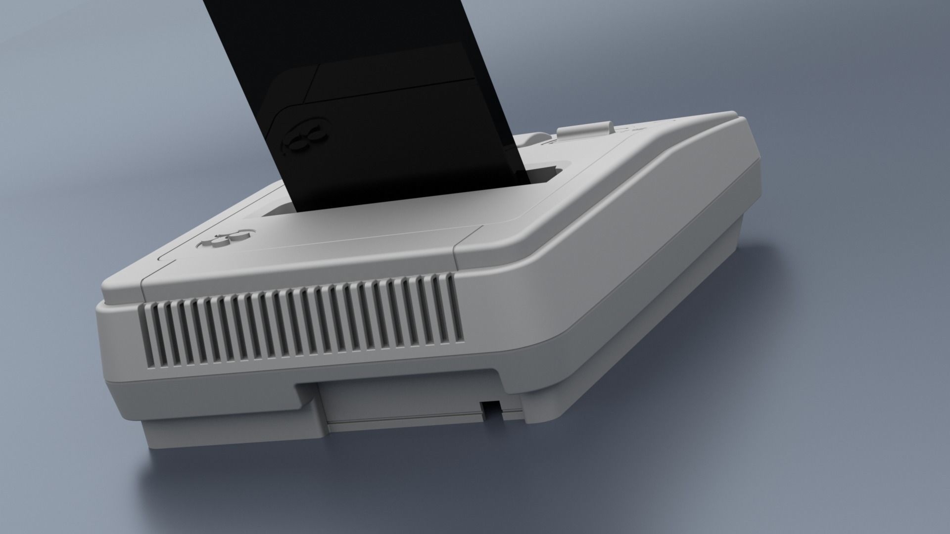 NINTENDO SNES DOCK for UNIVERSAL SMARTPHONE 3D print model_2