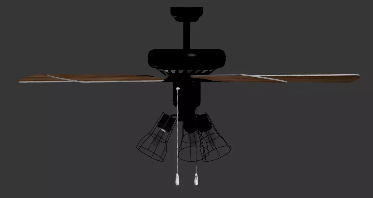Classic Fan 3D model_0