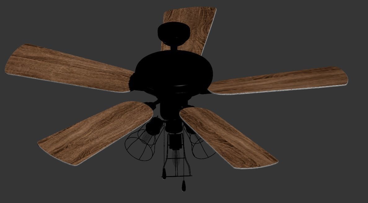 Classic Fan 3D model_2