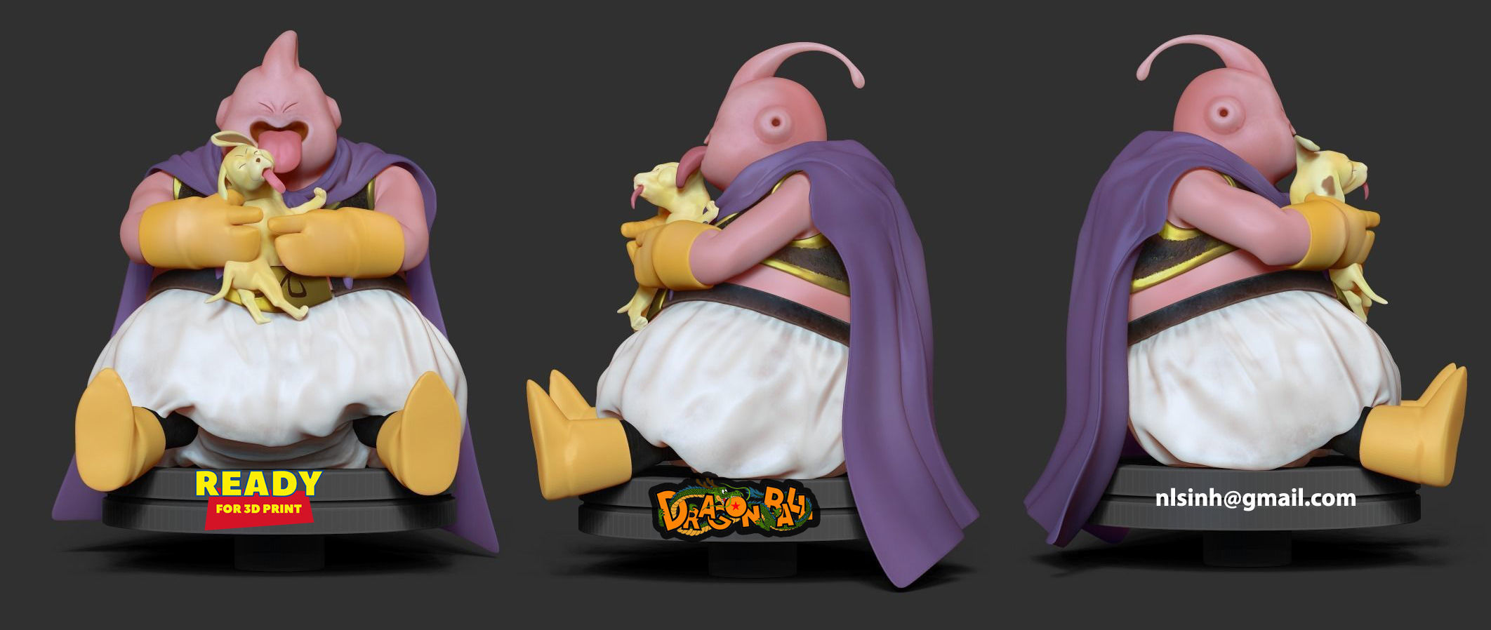Buu - Dragon Ball Fanart 3D print model_8